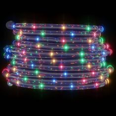 Greatstore Svetlobna veriga s 1200 LED lučkami pisana 50 m PVC