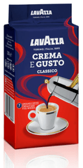 mleta kava Crema e Gusto, vakum, 250g