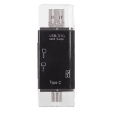 Verkgroup 3v1 SD microSD čitalec pomnilniških kartic USB 3.0 C tape 480Mb/s