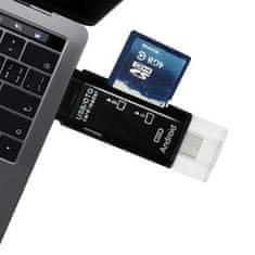 Verkgroup 3v1 SD microSD čitalec pomnilniških kartic USB 3.0 C tape 480Mb/s