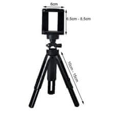 Verkgroup Mini tripod stativ za laserske nivelirje 15cm 1/4″