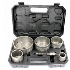 Silver Tools Set 6 diamantnih kronskih žag SDS plus