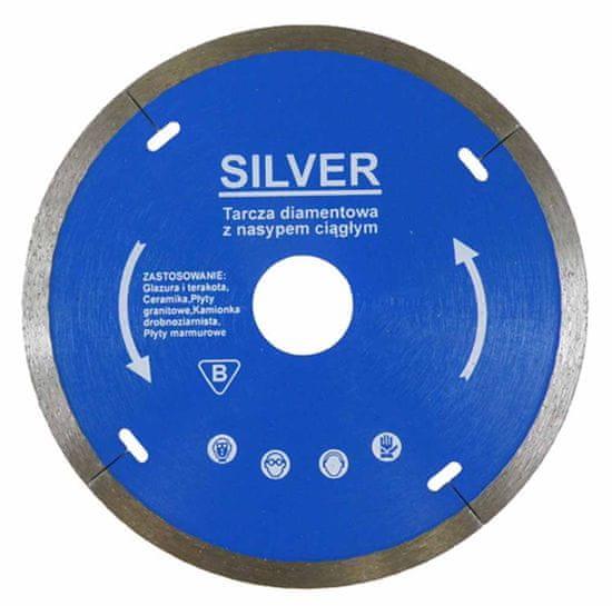 Silver Tools Diamantna rezalna plošča 200mm