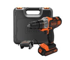 Black+Decker Večnamensko orodje Multievo Mt218K Začetni komplet z vijačnikom z glavo Kovček