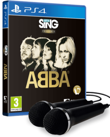 Ravenscourt Let's Sing: ABBA igra, 2x mikrofon (PS4)