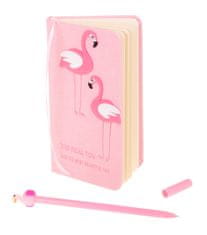 Aga Darilni set Aga Notebook s perjem Flamingo