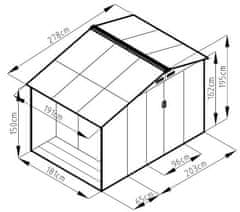 Rojaplast LUKE A-2 vrtna uta