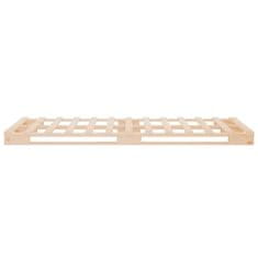 Greatstore Posteljni okvir 90×200 cm trdna borovina