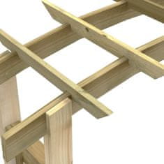 Vidaxl Vrtni obok 150x50x220 cm lesen
