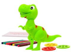 JOKOMISIADA T-rex dinozaver projektor projektor + markerji TA0048