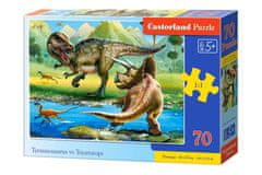 JOKOMISIADA Puzzle 70 el. Tyrannosaurus vs Triceratops