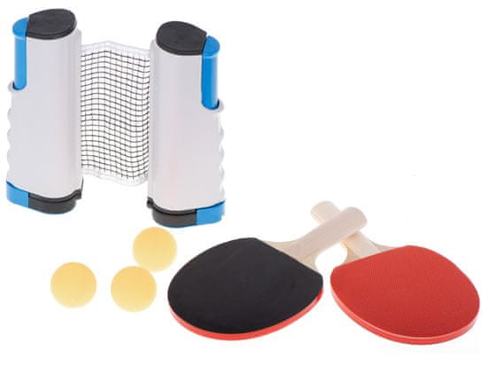 Ikonka Aga Namizni tenis set - mreža in loparji, žogice