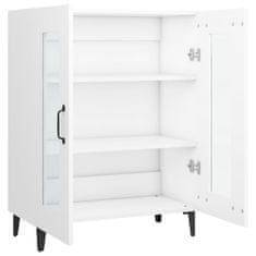 Vidaxl Komoda bela 69,5x34x90 cm inženirski les