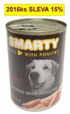 Smarty Dog Kosmiči perutnine v pločevinki 410 g