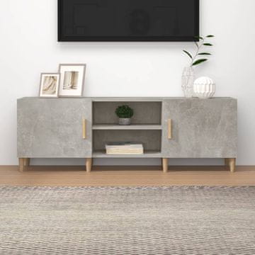 Vidaxl vidaXL TV stojalo betonsko sivo 150x30x50 cm