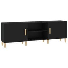 Vidaxl TV omarica črna 150x30x50 cm konstruiran les
