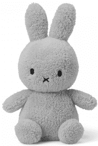 Miffy zajček igrača, Terry Light Grey, 23 cm