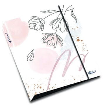 Akta prazna mapa z mehaniko, A4, tulipan