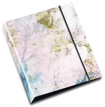 Akta prazna mapa z mehaniko, A4, marmor