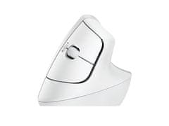 Logitech Lift miška za Mac, vertikalna, ergonomska, bela (910-006477) - odprta embalaža