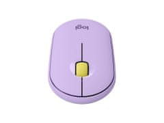 Logitech Pebble M350 miška, brezžična, vijolična (910-006752)