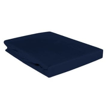 Darymex Bombažna rjuha 140x200 gladek saten temno mornarsko modra