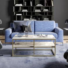 Woody Fashion Miza za kavo, Forteaus - zlata