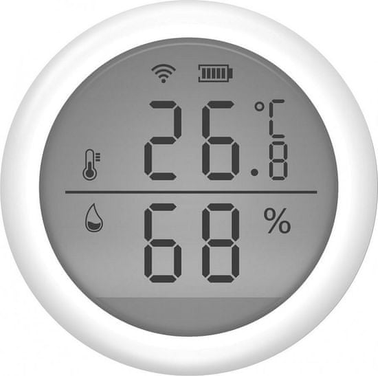 Umax pametni senzor temperature in vlage U-Smart senzor temperature in vlage/ Wi-Fi/ Android/ iOS/ CZ app/ bela