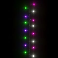 Vidaxl Kompaktna LED veriga 400 pastelno pisanih LED lučk 4 m PVC