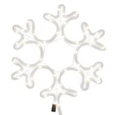 Greatstore Božična figura snežinka z 48 toplo belimi LED lučkami