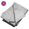 vidaXL Ponjava, 180 g/m², 8 x 10 m, siva, HDPE