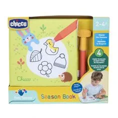 Chicco CHICCO Otroška knjiga 4 letni časi s čarobnim flomastrom