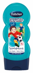 Bübchen Otroški šampon in gel za tuširanje 2 v 1 Prijatelj s športom 230 ml