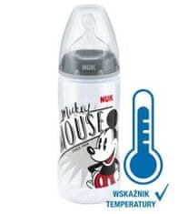 Nuk NUK otroška steklenička Mickey z regulacijo temperature 300 ml - roza