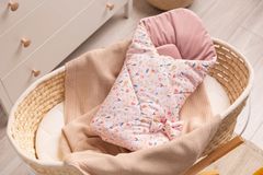 Sensillo Spalna vreča za dojenčke VELVET RUNNING TOGETHER Pink 75x75