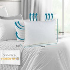 Vitapur Finland Premium klasični vzglavnik iz perja in puha, 50 x 70 cm