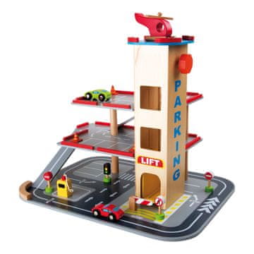 Small foot majhna stopinja Leseno parkirišče hiter spust