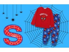 MARVEL COMICS MARVEL Spider-Man Fantovska pižama, dolgi rokavi, rdeče modra 5-6 lat 116 cm