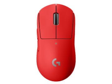 Logitech G PRO X SUPERLIGHT brezžična, rdeča (910-006784)
