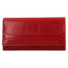 Lagen Ženska usnjena denarnica W-2025 /B Rdeča