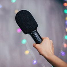 Forever Sing It BMS-500 mikrofon & zvočnik, karaoke, Bluetooth, LED, črn