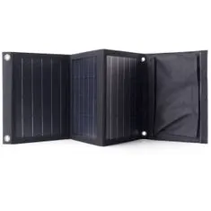 Choetech SC005 solarni polnilnik 2x USB 22W (82 x 24 cm), črna