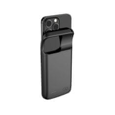 Tech-protect Powercase ovitek z baterijo za iPhone 14 / 14 Pro 4800mAh, črna