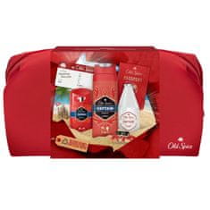 Old Spice Traveler darilni set za moške, z deodorantom, gelom za prhanje in vodico po britju Captain