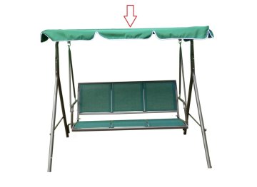 eoshop Nadstrešek za gugalnico. UDOBJE zeleno