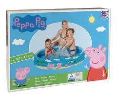 Happy People Otroški bazenček Peppa Pig, 3 obroči