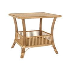 DKD Home Decor Stranska mizica DKD Home Decor Brown Rattan 56 x 56 x 50 cm