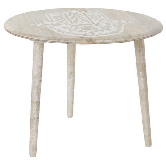 DKD Home Decor Stranska mizica DKD Home Decor Rjava Mango les (60,5 x 60,5 x 59,5 cm)