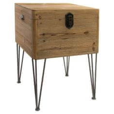 DKD Home Decor Stranska mizica DKD Home Decor Kovina Les (49 x 51 x 74 cm)
