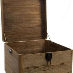 DKD Home Decor Stranska mizica DKD Home Decor Kovina Les (49 x 51 x 74 cm)